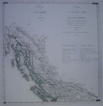 KIPFERLING, JOSEPH KARL: CROATIAN COAST FROM EASTERN ISTRIA TO ŠIBENIK